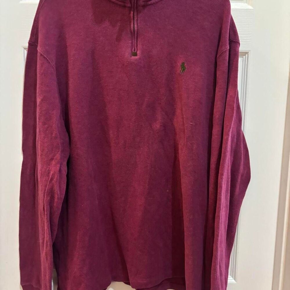 Polo-ralph-lauren Men's Burgundy and Red Sweatshirt